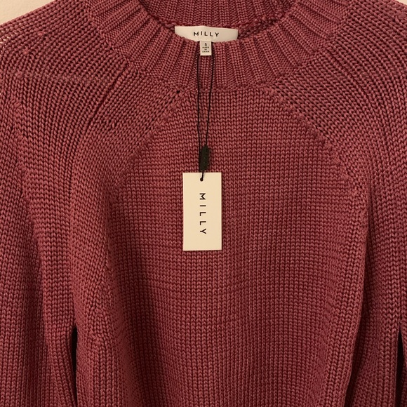 NWT MILLY “Italian Fisherman” Knit Sweater - Picture 2 of 5